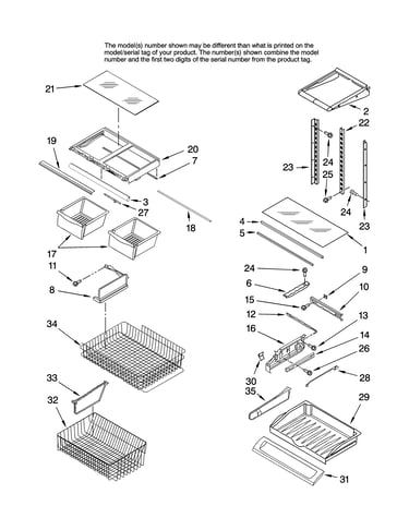Shelf parts