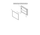 KitchenAid KRFC90100B0 freezer door parts diagram