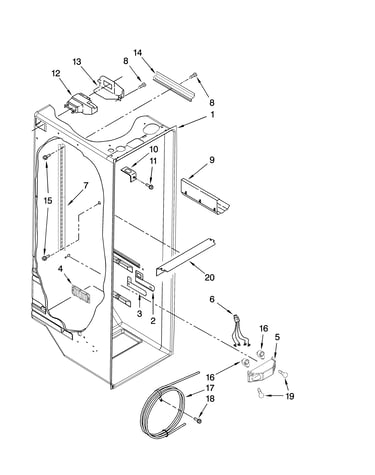 Refrigerator liner parts