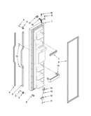 Freezer door parts