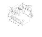 Whirlpool RF265LXTY1 control panel parts diagram