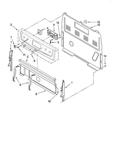 Control panel parts