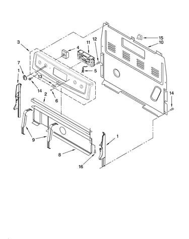 Control panel parts