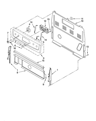 Control panel parts