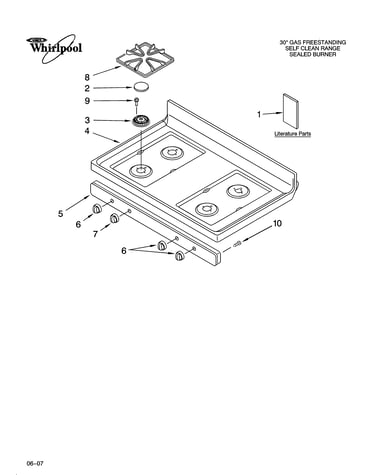 Cooktop parts