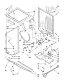Dryer cabinet and motor parts
