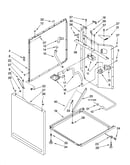 Washer cabinet parts
