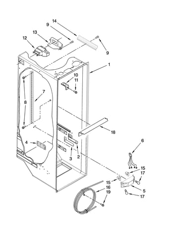 Refrigerator liner parts