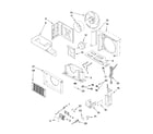 Whirlpool ACE119PR0 air flow and control parts diagram