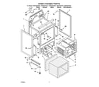 KitchenAid YKERC507HA0 oven chassis parts diagram