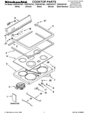 Cooktop parts