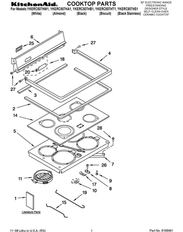 Cooktop parts