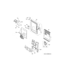 GE PFD28KSLISS ice maker & dispenser diagram