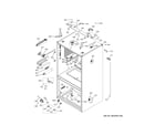 GE GFE28GGKJBB case parts diagram