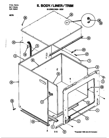 Body (lower w276) (w276w)