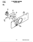 Blower motor (cooling fan lower)