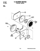 Blower motor (convection fan lower)
