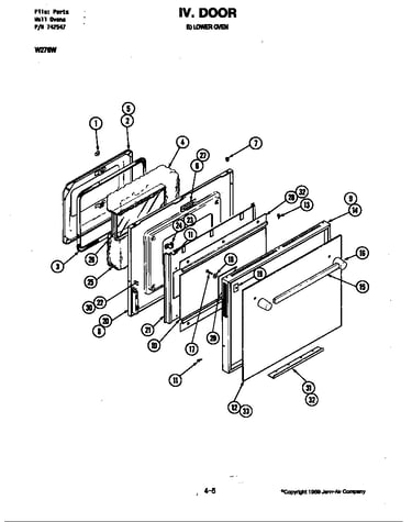 Door (lower w276w) (w276w)
