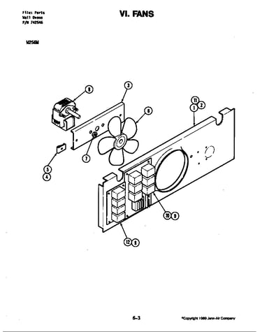 Blower motor/cooling (w256w) (w256w)