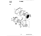 Jenn-Air W256W blower motor/cooling (w256w) (w256w) diagram
