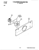 Blower motor (cooling fan lower)