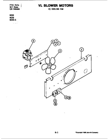 Blower motor (cooling fan)