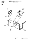 Blower motor (cooling fan upper)