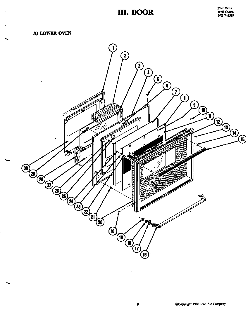 Door (lower w205)