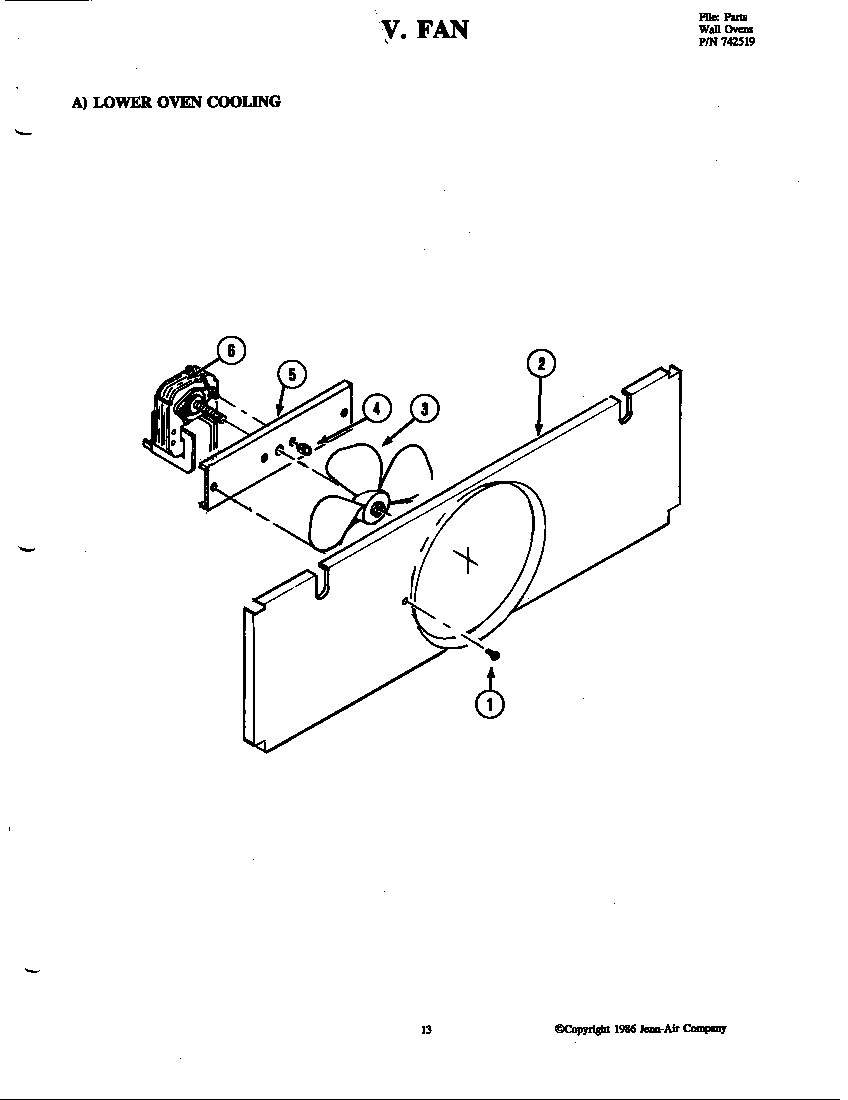 FAN (LOWER COOLING)