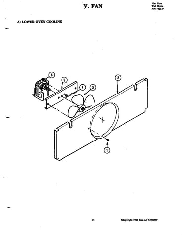 Fan (lower cooling)
