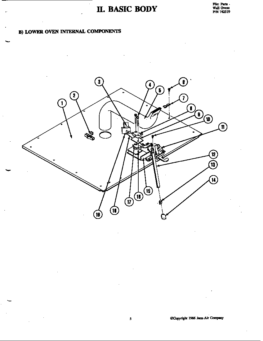 Basic body-lower oven/internal (w205)