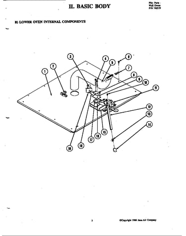 Basic body-lower oven/internal (w205)