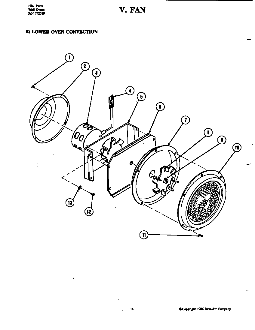 Fan-lower oven convection (w225)