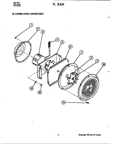 Fan-lower oven convection (w225)