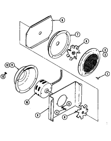 Blower motor (convection)
