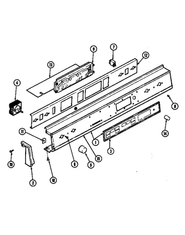 Control panel (d156b, d156w) (d156b) (d156w)