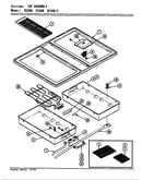 Top assembly (d156b & d156w) (d156b) (d156w)