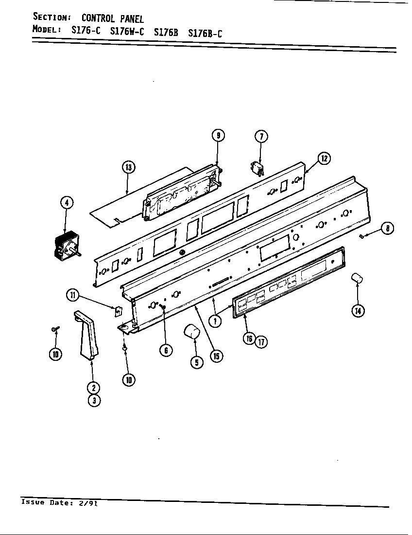 CONTROL PANEL (S176)