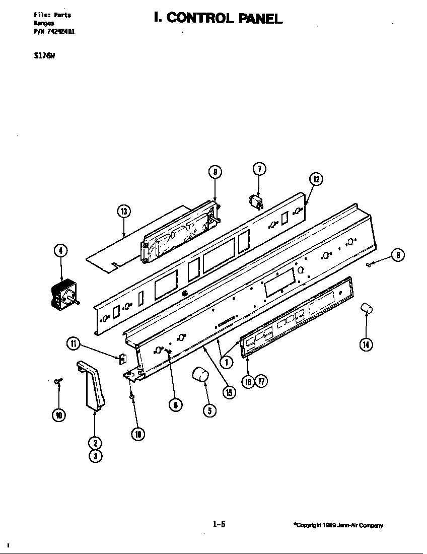 CONTROL PANEL (S176W) (S176W)