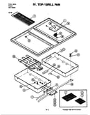Top/grill pan (s176)