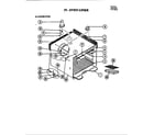 Jenn-Air W204 body (lower) diagram