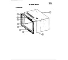 Jenn-Air W204 basic body-upper oven diagram