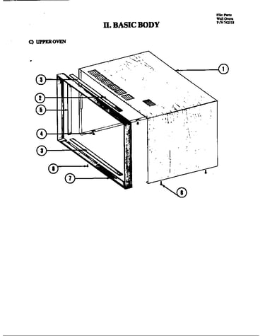 Basic body-upper oven