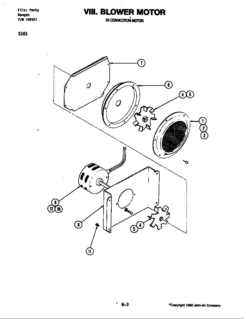 Blower motor (convection)