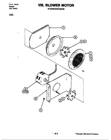 Blower motor (convection)