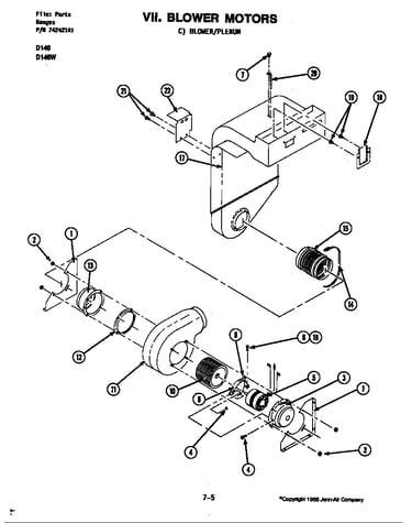 Blower motor (d146) (d146w)