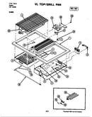 Top/grill pan (s156w) (s156w)