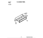 Jenn-Air 20236 access panel diagram