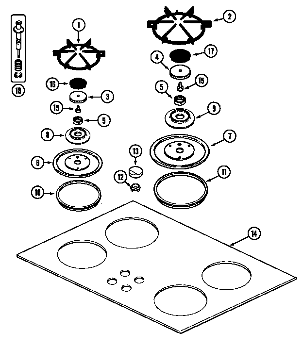 Top assembly
