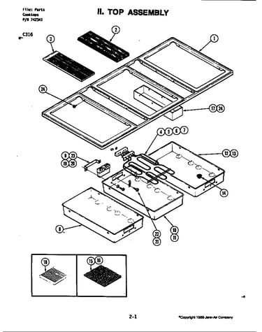 Top assembly (c316)